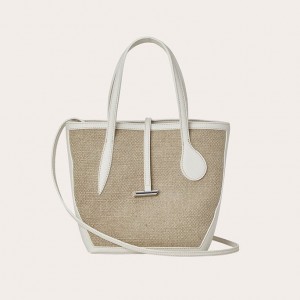 Beige Little Liffner Sprout Mini Women's Tote Bag | GTFPVK-198