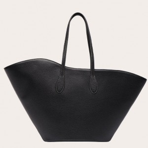 Black Little Liffner Tulip Large Women's Shoulder Bag | UZMILX-075