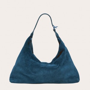 Blue Little Liffner Pillow Suede Women's Shoulder Bag | RMCXTV-259