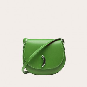 Green Little Liffner Maccheroni Women's Saddle Bags | JLATSM-281