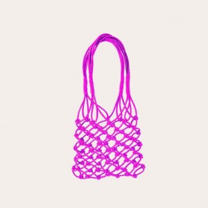 Purple Little Liffner Knotted Mini Women's Tote Bag | CRPWJV-238