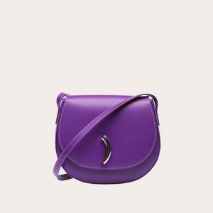 Purple Little Liffner Maccheroni Women's Saddle Bags | UCHNVE-986