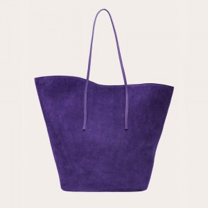 Purple Little Liffner Soft Tulip Women's Tote Bag | YRNJBP-984