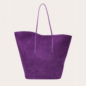 Purple Little Liffner Soft Tulip Women's Tote Bag | FCUTSK-517