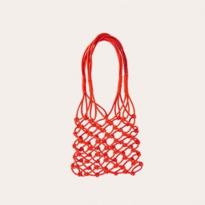 Red Little Liffner Knotted Mini Women's Tote Bag | ZQOREC-905