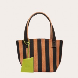 Stripes Little Liffner Mini Women's Tote Bag | OAMHVL-915