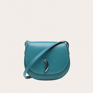 Turquoise Little Liffner Maccheroni Women's Saddle Bags | TBHNZL-017