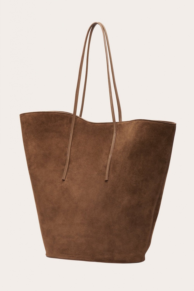 Brown Little Liffner Soft Tulip Women's Tote Bag | CSJEIN-653