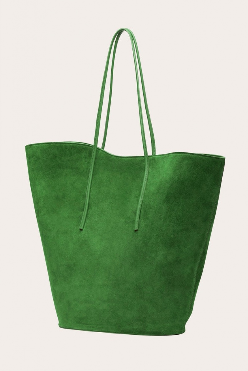 Green Little Liffner Soft Tulip Women's Tote Bag | VOGYAX-304