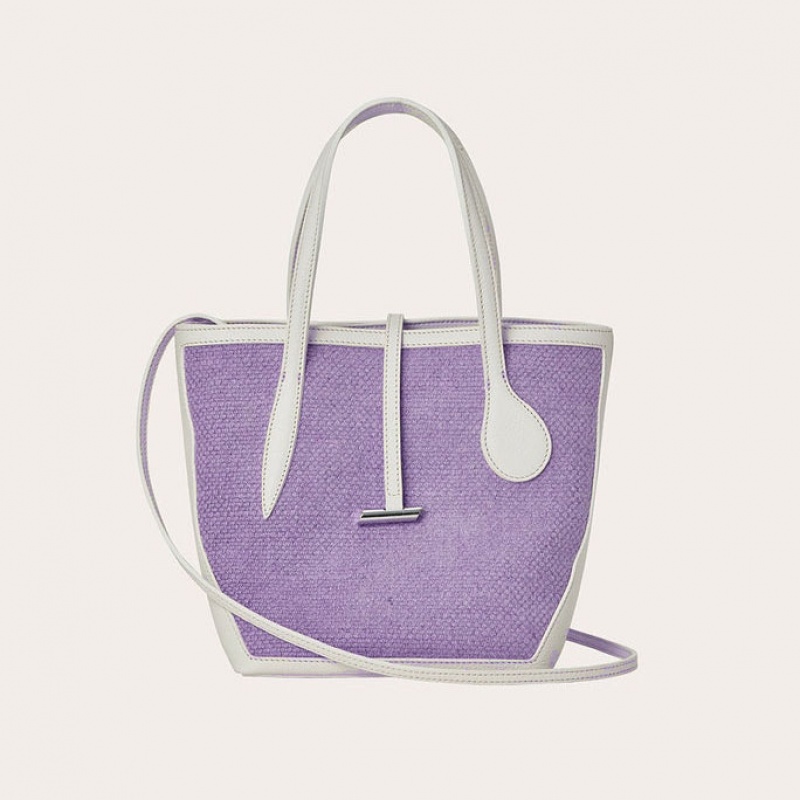 Light Purple Little Liffner Sprout Mini Women\'s Tote Bag | YLQNXA-067