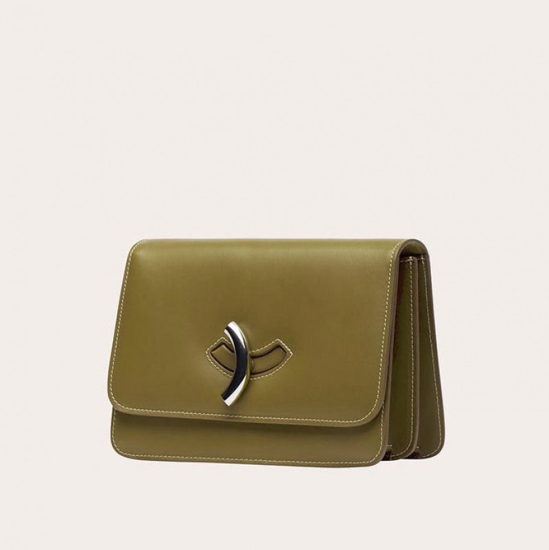 Olive Little Liffner Maccheroni Women's Shoulder Bag | AIHNVG-895