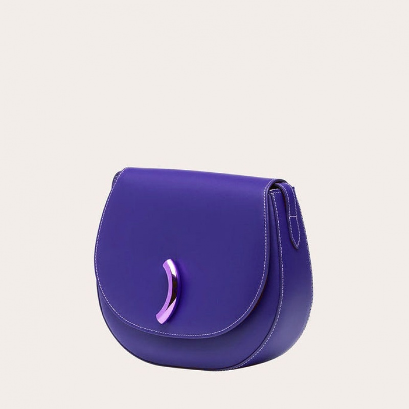 Purple Little Liffner Maccheroni Women's Saddle Bags | CPWABK-730