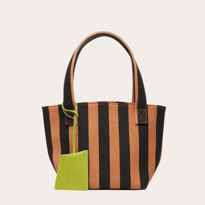 Stripes Little Liffner Mini Women\'s Tote Bag | OAMHVL-915